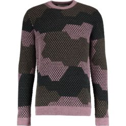 Ontour CAMOPIX Sweter pink. Czerwone kardigany męskie marki Ontour, z bawełny. W wyprzedaży za 377.10 zł.