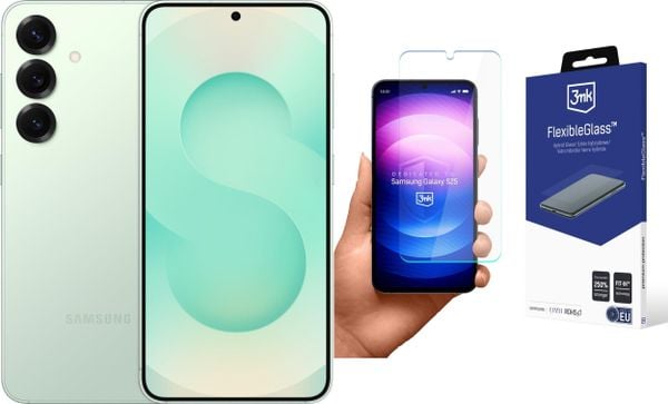 Smartfon Samsung Galaxy S25 5G 12/512GB Miętowy (SM-S931BLGH) + FlexibleGlass. Zielone smartfony SAMSUNG. Za 3,675.00 zł.