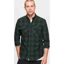 Koszula w kratę - Khaki. Koszule męskie marki Cropp. W wyprzedaży za 69.99 zł.