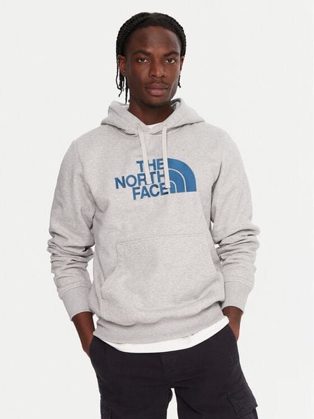The North Face Bluza Drew Peak NF0A89EM Szary Regular Fit. Szare bluzy nierozpinane męskie The North Face, m, bez wzorów, z bawełny, bez ramiączek, bez kaptura. Za 239.99 zł.
