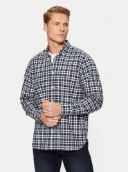 S.Oliver Koszula 2149814 Granatowy Regular Fit. Niebieskie koszule męskie S.Oliver, m, bez wzorów, z bawełny, bez kołnierzyka, bez ramiączek. Za 99.99 zł.