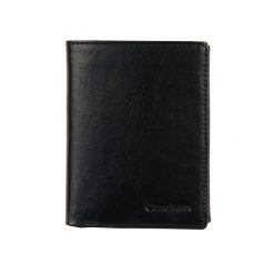 Portfel Męski Canaletto – Skóra Licowa 14 Kart PM1555cs164 RFID. Czarne portfele męskie bez wzorów, ze skóry. Za 200.00 zł.