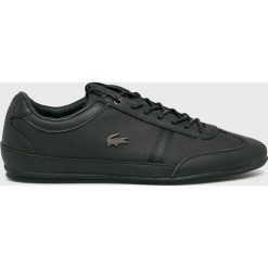 Lacoste - Buty Misano. Czarne buty sportowe na co dzień męskie Lacoste, z gumy, sportowe. Za 529.90 zł.
