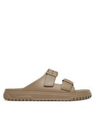 Armani Exchange Klapki XUP015 XV821 01827 Brązowy. Brązowe klapki i japonki męskie Armani Exchange, bez wzorów, z tworzywa sztucznego. Za 229.99 zł.
