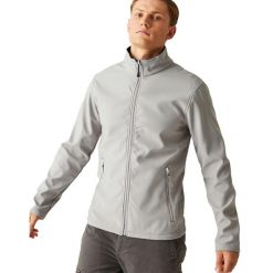 Męska Dwuwarstwowa Kurtka Soft Shell Ascender. Czarne kurtki męskie Regatta, m, bez wzorów, sportowe, bez ramiączek, bez kaptura. Za 155.99 zł.