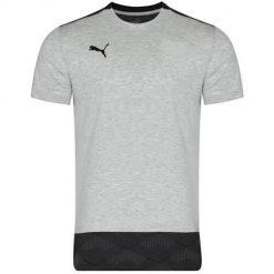 Koszulka sportowa męska Puma Teamfinal 21. Szare t-shirty sportowe męskie Puma, m, bez wzorów, sportowe, bez ramiączek. Za 122.00 zł.