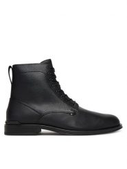 Tommy Hilfiger Kozaki Corporate FM0FM05577 Czarny. Czarne buty zimowe męskie Tommy Hilfiger, bez wzorów, ze skóry, bez obcasa, bez zapięcia. Za 799.99 zł.