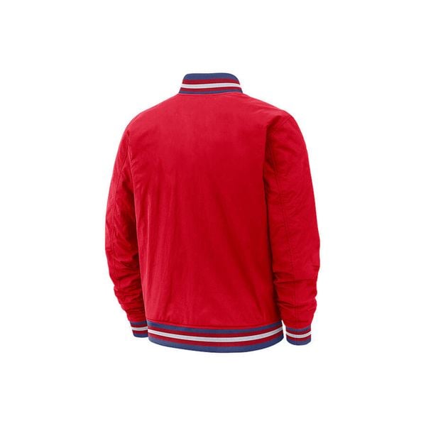 Kurtka męska nike nba n31 courtside jacket university red. Czerwone kurtki męskie Nike, m, bez wzorów, z poliamidu, bez kaptura, do biegania. Za 569.00 zł.