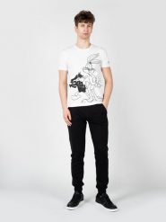 Iceberg Spodnie "Sweatpants" | B0106300 | Mężczyzna | Czarny. Czarne spodnie na co dzień męskie Iceberg, bez wzorów, z bawełny, eleganckie. W wyprzedaży za 449.00 zł.
