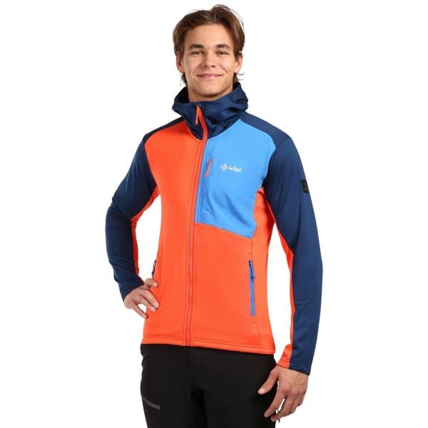 Bluza z kapturem Kilpi Sevelen. Brązowe bluzy z kapturem męskie Kilpi, m, bez wzorów, z polaru, z kapturem. Za 292.95 zł.