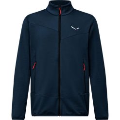 Bluza trekkingowa męska Puez Altavia PL. Niebieskie bluzy nierozpinane męskie Salewa, l, bez wzorów, sportowe, bez ramiączek, bez kaptura. Za 382.49 zł.