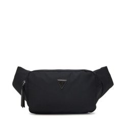 Nerka Guess. Czarne saszetki męskie Guess, z aplikacjami, małe. Za 119.99 zł.