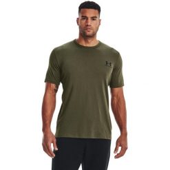 Koszulka Under Armour Sportstyle Left Chest. Czarne t-shirty sportowe męskie Under Armour, m, bez wzorów, sportowe, bez ramiączek. Za 119.00 &#122;&#322;.
