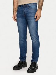 United Colors Of Benetton Jeansy 4MCP57BC8 Granatowy Slim Fit. Niebieskie jeansy męskie United Colors Of Benetton, bez wzorów, z bawełny. Za 239.99 zł.