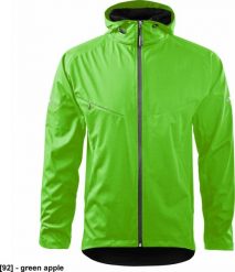 MALFINI Cool 515 - ADLER - Softshell kurtka męska, 210 g/m, 100% poliester, - green apple S. Zielone kurtki męskie Malfini, m, bez wzorów, z poliesteru, bez ramiączek, bez kaptura. Za 180.46 zł.