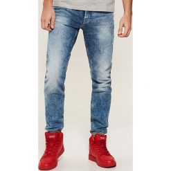 Denimowe joggery - Niebieski. Niebieskie jeansy męskie House, z jeansu. Za 129.99 zł.