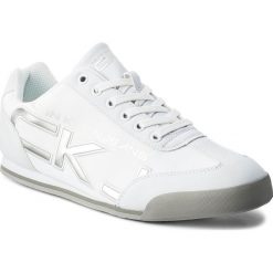Sneakersy CALVIN KLEIN JEANS - Cale SE8454 White/Silver. Białe buty sportowe na co dzień męskie Calvin Klein Jeans, z jeansu. Za 519.90 zł.