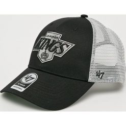 47brand - Czapka Los Angeles Kings. Szare czapki męskie 47brand, z haftami, z bawełny. Za 89.90 zł.