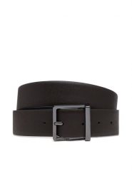 Calvin Klein Pasek Męski Sleek Square Tex 35Mm K50K512837 Brązowy. Brązowe paski męskie Calvin Klein, bez wzorów, ze skóry. Za 159.99 zł.