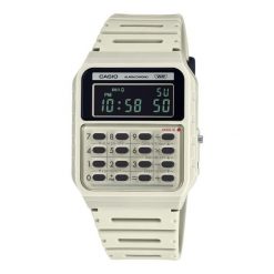 Zegarek Męski Casio CALCULATOR EDGY COLLECTION - CREAM. Brązowe zegarki męskie Casio. Za 253.75 zł.