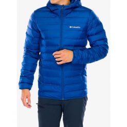 Kurtka puchowa męska Columbia Lake 22 Down Hooded Jacket. Niebieskie kurtki męskie Columbia, m, bez wzorów, z puchu, bez ramiączek, bez kaptura. Za 607.60 zł.