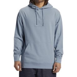Bluza z kapturem DC Shoes Highland, Mężczyźni. Niebieskie bluzy nierozpinane męskie DC Shoes, m, bez wzorów, z bawełny, sportowe, bez ramiączek, z kapturem. Za 290.00 zł.