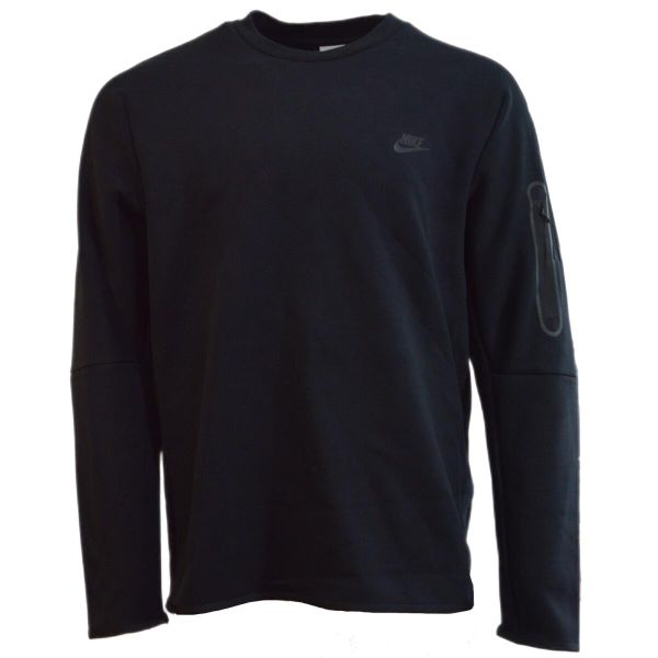 Bluza męska bawełniania Nike Tech Fleece Czarna - CU4505-010 XXL. Czarne bluzy nierozpinane męskie Nike, m, bez wzorów, z bawełny, sportowe, bez ramiączek, bez kaptura. Za 399.99 zł.