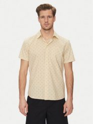 Blend Koszula 20718220 Beżowy Regular Fit. Brązowe koszule męskie Blend, m, bez wzorów, z bawełny, bez kołnierzyka, bez ramiączek. Za 99.99 zł.