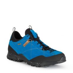 Buty sportowe trekkingowe męskie Aku Nativa Gore-tex skóra wygodne. Niebieskie buty sportowe na co dzień męskie Aku, l, bez wzorów, z gore-texu, sportowe, bez ramiączek, bez kaptura, wspinaczkowe, gore-tex. Za 499.00 zł.