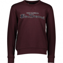 Bluza w kolorze bordowym. Czerwone bluzy nierozpinane męskie Ben Sherman, z haftami. W wyprzedaży za 173.95 zł.