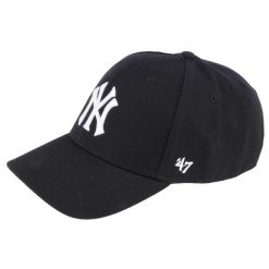 Czapka z daszkiem dla dorosłych 47 Brand MLB New York Yankees MVP Cap. Czarne czapki męskie 47 Brand, bez wzorów, z wełny, sportowe. Za 173.50 zł.
