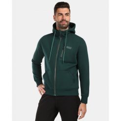 Męska bawełniana bluza z kapturem Kilpi DANILO-M. Zielone bluzy z kapturem męskie Kilpi, m, bez wzorów, z bawełny, z kapturem. Za 318.77 zł.