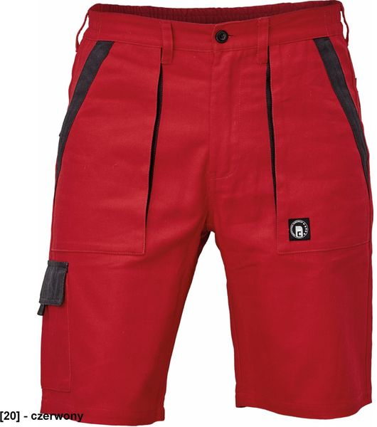 MAX NEO - spodenki - czerwony 68. Czerwone szorty sportowe męskie CERVA, bez wzorów, sportowe. Za 42.67 zł.