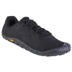 Buty do biegania męskie Merrell Vapor Glove 6. Czarne buty do biegania męskie Merrell, bez wzorów, z gumy, bez zapięcia, do biegania. Za 539.00 zł.