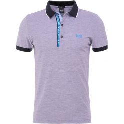 BOSS ATHLEISURE PAULE SLIM FIT Koszulka polo black. Szare koszulki polo męskie BOSS ATHLEISURE, z bawełny, polo. Za 419.00 zł.