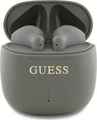 Słuchawki Guess Guess Bluetooth headphones GUTWSJ14ESGE TWS + docking station taupe Printed Classic Logo. Słuchawki bluetooth Guess. Za 145.72 zł.