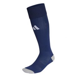 Getry piłkarskie Adidas Milano 23. Niebieskie legginsy męskie ADIDAS, bez wzorów, z elastanu, do piłki nożnej. Za 19.90 zł.