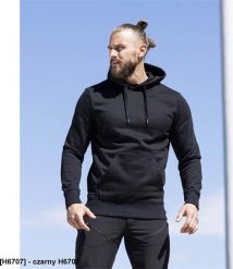 Ardon ARDON RIVARY - Męska bluza kangurek elastyczny śćiągacz pa i rękawy 65 % bawełna, 35 % poliester, 320 g/m2 - czarny H6707 3XL. Czarne bluzy nierozpinane męskie Ardon, m, bez wzorów, z bawełny, bez ramiączek, bez kaptura. Za 127.15 zł.