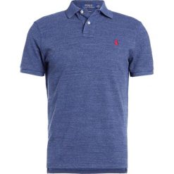 Polo Ralph Lauren CUSTOM SLIM FIT Koszulka polo classic royal heather. Niebieskie koszulki polo męskie Polo Ralph Lauren, z bawełny, polo. Za 419.00 zł.