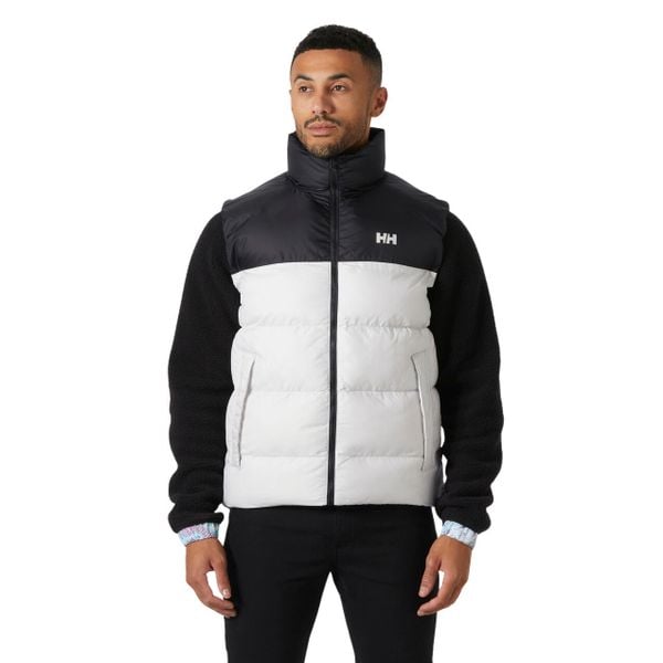 Kurtka puchowa bez rękawów Helly Hansen Active. Szare kurtki męskie Helly Hansen, m, bez wzorów, z puchu, bez ramiączek, bez kaptura. W wyprzedaży za 614.50 zł.