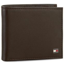 Portfel Tommy Hilfiger. Brązowe portfele męskie Tommy Hilfiger, bez wzorów. Za 169.99 zł.