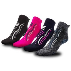 Skarpety techniczne Wellness indoor Fitness antypoślizgowe. Czarne bielizna termoaktywna męska R-EVENGE, bez wzorów, z elastanu, bez ramiączek, na fitness i siłownię. Za 384.89 zł.