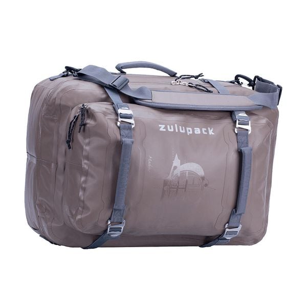 Wodoodporny plecak podróżny Zulupack Antipode. Brązowe plecaki męskie ZULUPACK, bez wzorów. Za 984.99 zł.