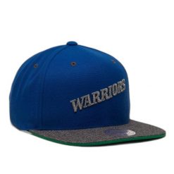 Czapka Golden State Warriors hwc melange patch. Niebieskie czapki męskie Mitchell & Ness, bez wzorów, sportowe. Za 206.50 zł.