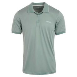 Koszulka Polo Męska Jersey Remex II. Zielone koszulki polo męskie Regatta, m, bez wzorów, z jersey, bez kołnierzyka, bez ramiączek. Za 51.99 zł.