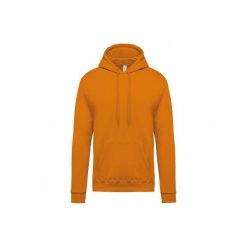 Bluza z kapturem Kariban. Brązowe bluzy z kapturem męskie KARIBAN, m, bez wzorów, z kapturem. Za 158.50 zł.