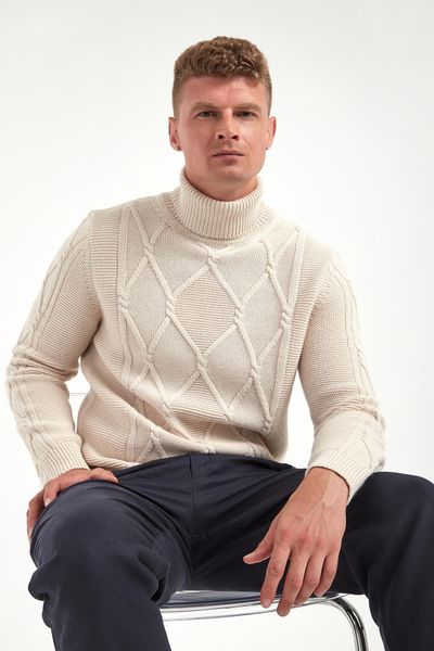 Golf męski z wełną Liono JOOP!. Swetry męskie JOOP!, bez wzorów, z wełny, bez kołnierzyka, bez ramiączek. Za 1,049.00 zł.