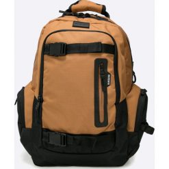 Quiksilver - Plecak. Brązowe plecaki męskie Quiksilver, w paski, z materiału. W wyprzedaży za 199.90 zł.