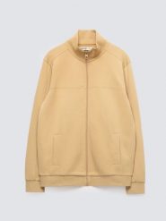 Bluza męska rozpinana ze stójką brązowa Wlador 801. Brązowe bluzy rozpinane męskie Big Star, l, bez wzorów, z dzianiny, eleganckie, bez ramiączek, bez kaptura. Za 249.99 zł.