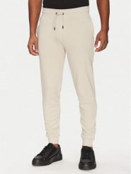 Guess Spodnie dresowe 2YB22 KAIJ1 Écru Regular Fit. Spodnie dresowe męskie Guess, z aplikacjami, z bawełny. Za 189.99 zł.